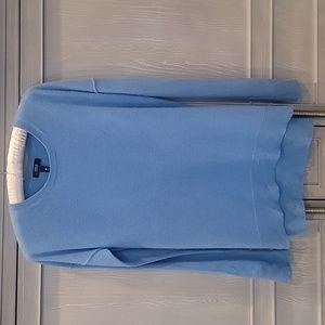 Aqua Cashmere High Low 💯 Cashmere Beautiful River Blue Sweater
